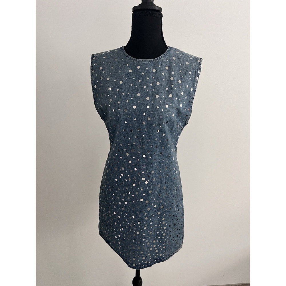 NEW Zara mini Denim Dress Size Small‎ NWT